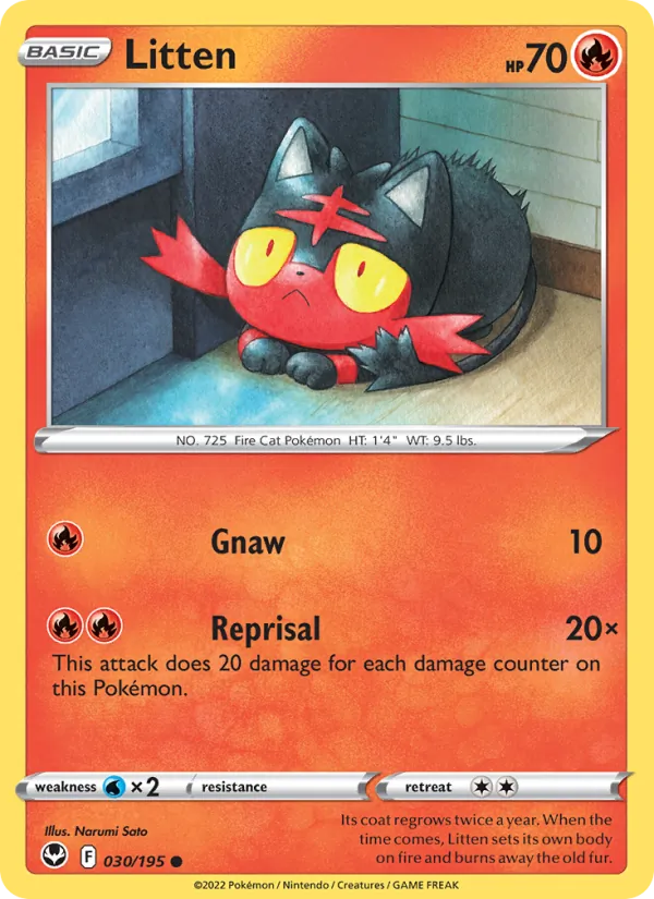 Litten (Silver Tempest #030/195)
