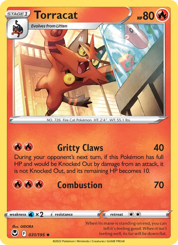 Torracat (Silver Tempest #031/195)