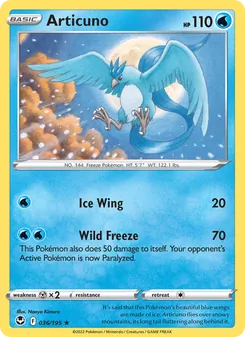 Articuno (Silver Tempest #036/195)
