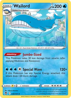 Wailord (Silver Tempest #038/195)