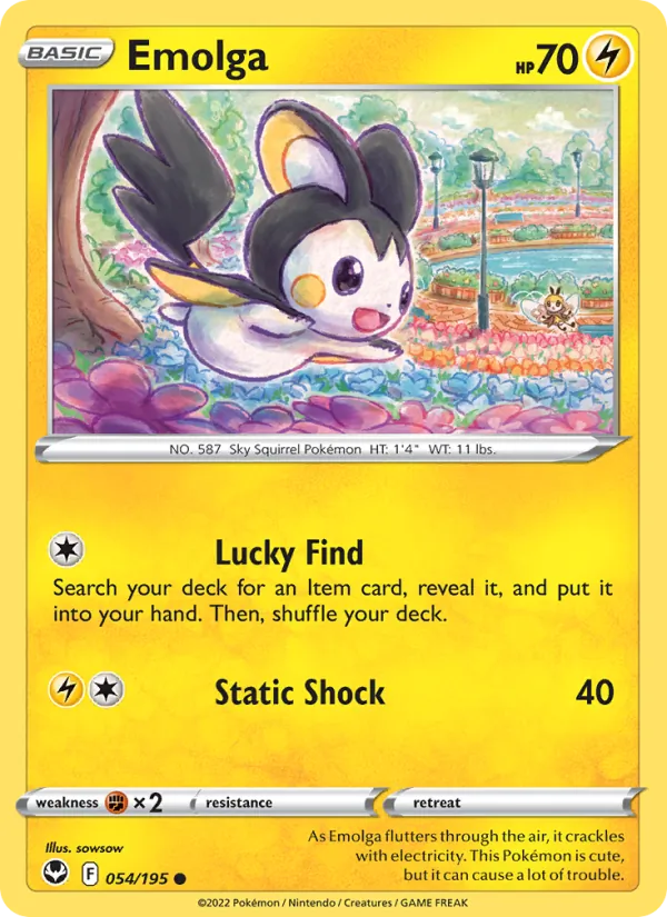 Emolga (Silver Tempest #054/195)