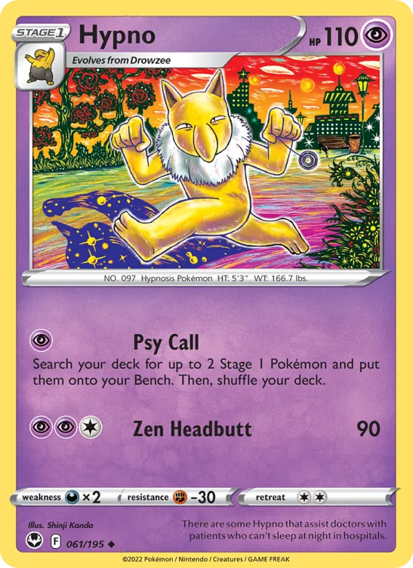 Hypno (Silver Tempest #061/195)