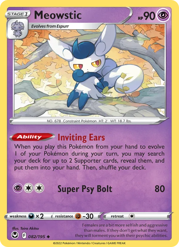 Meowstic (Silver Tempest #082/195)