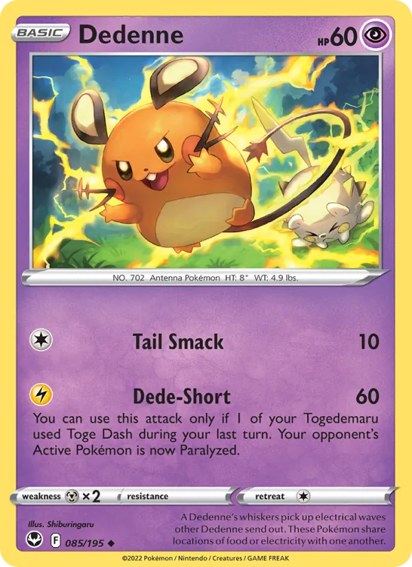 Dedenne (Silver Tempest #085/195)