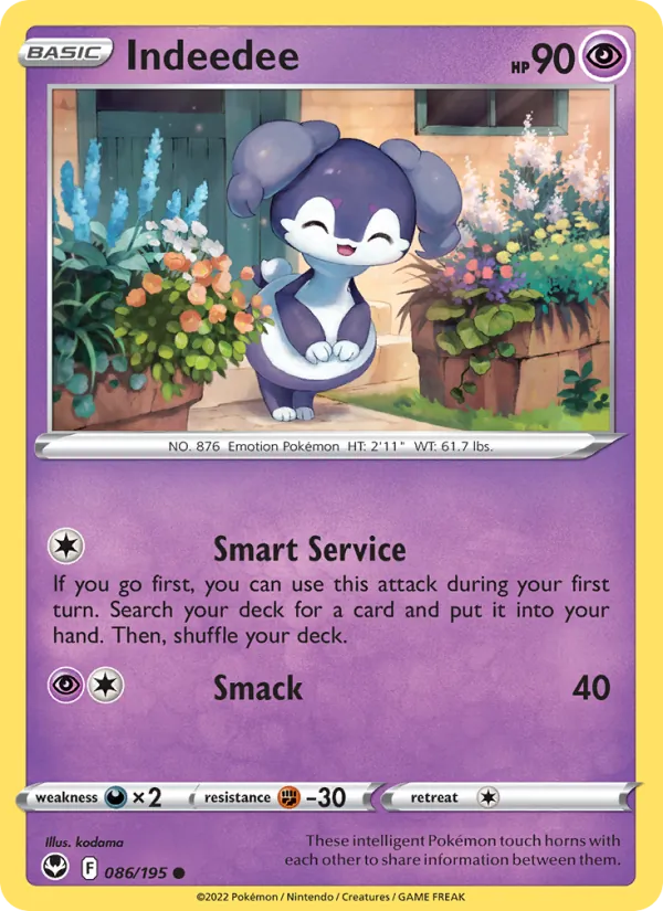 Indeedee (Silver Tempest #086/195)