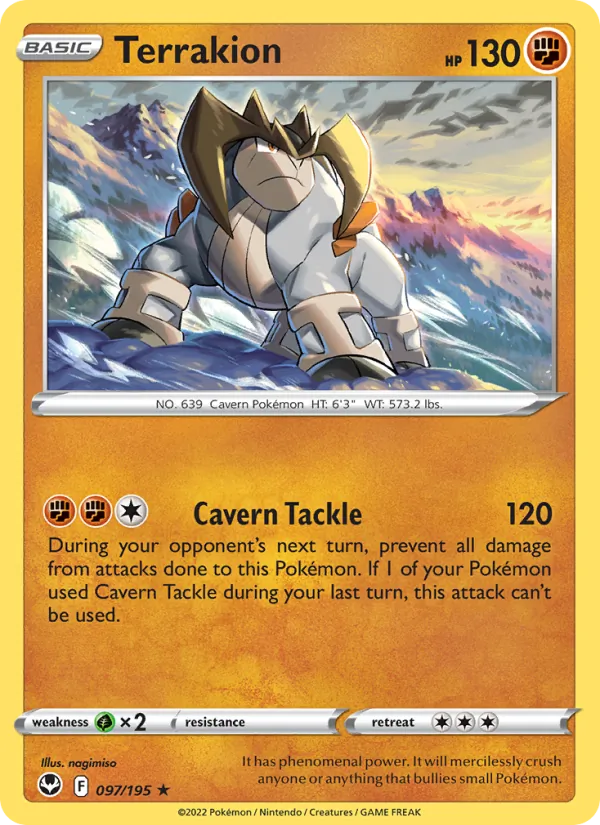 Terrakion (Silver Tempest #097/195)