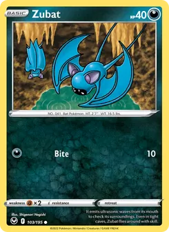 Zubat (Silver Tempest #103/195)