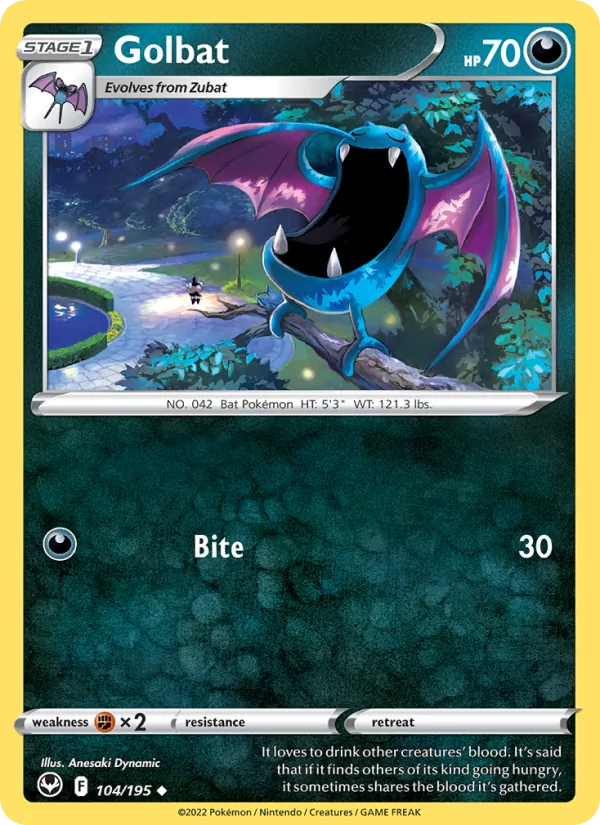 Golbat (Silver Tempest #104/195)