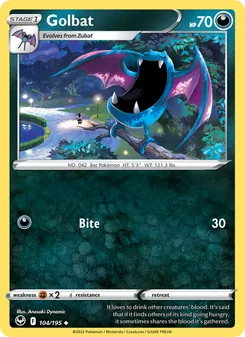 Golbat (Silver Tempest #104/195)