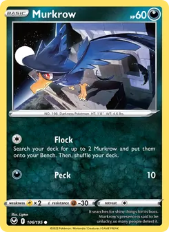 Murkrow (Silver Tempest #106/195)