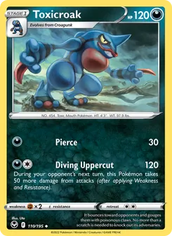 Toxicroak (Silver Tempest #110/195)