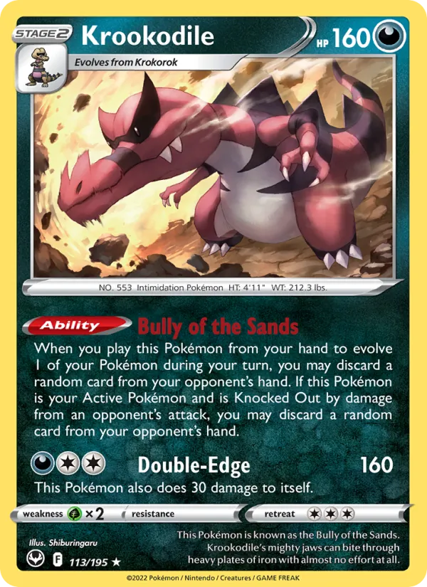 Krookodile (Silver Tempest #113/195)