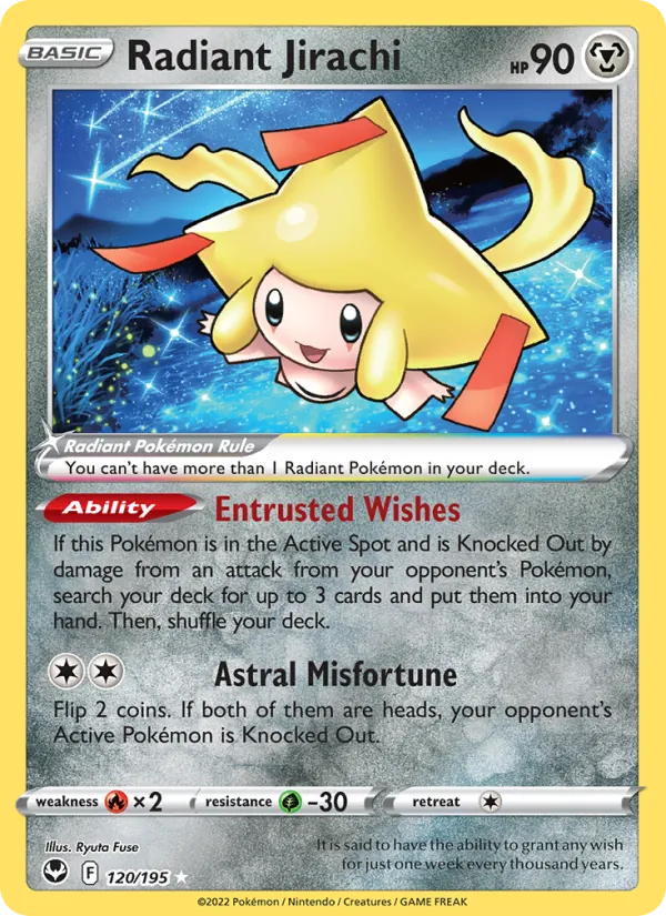 Radiant Jirachi (Silver Tempest #120/195)
