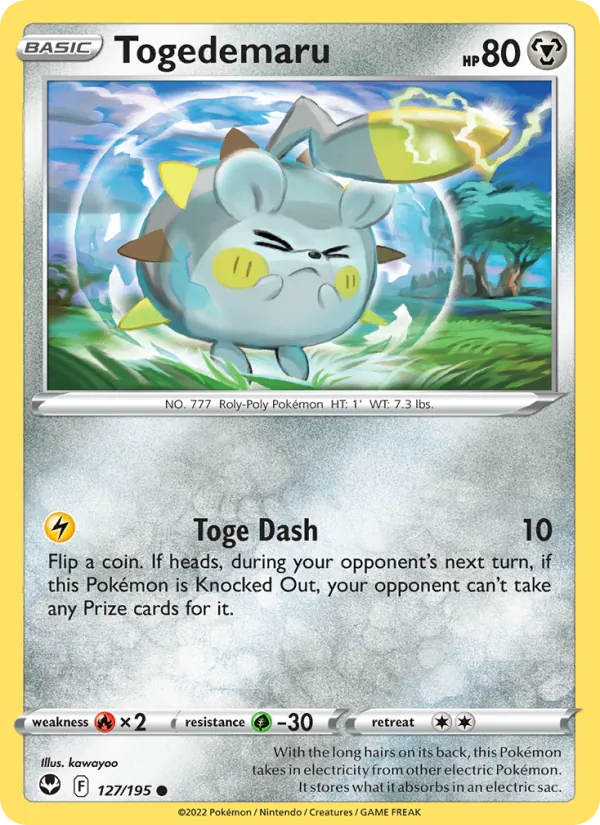 Togedemaru (Silver Tempest #127/195)