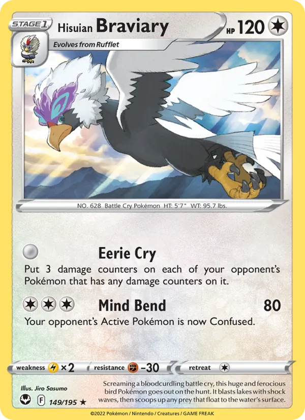Hisuian Braviary (Silver Tempest #149/195)