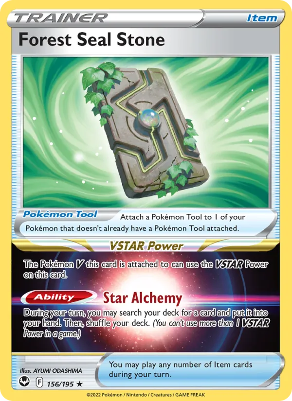 Forest Seal Stone (Silver Tempest #156/195)