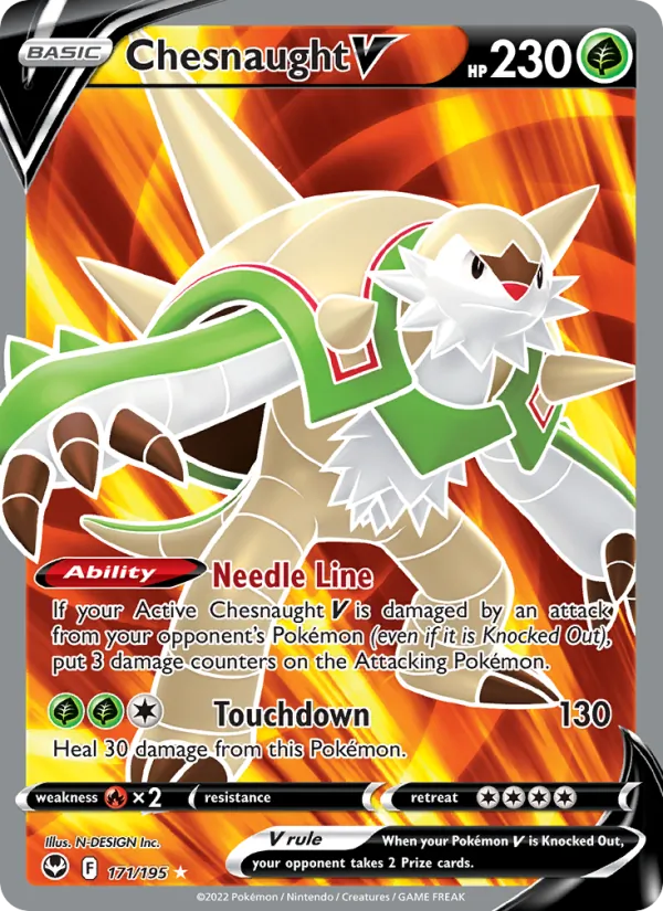 Chesnaught V (Silver Tempest #171/195)