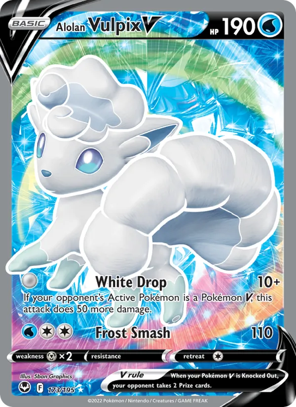 Alolan Vulpix V (Silver Tempest #173/195)