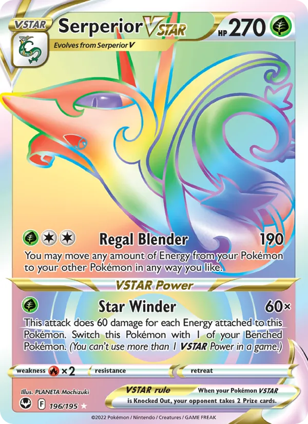 Serperior VSTAR (Silver Tempest #196/195)