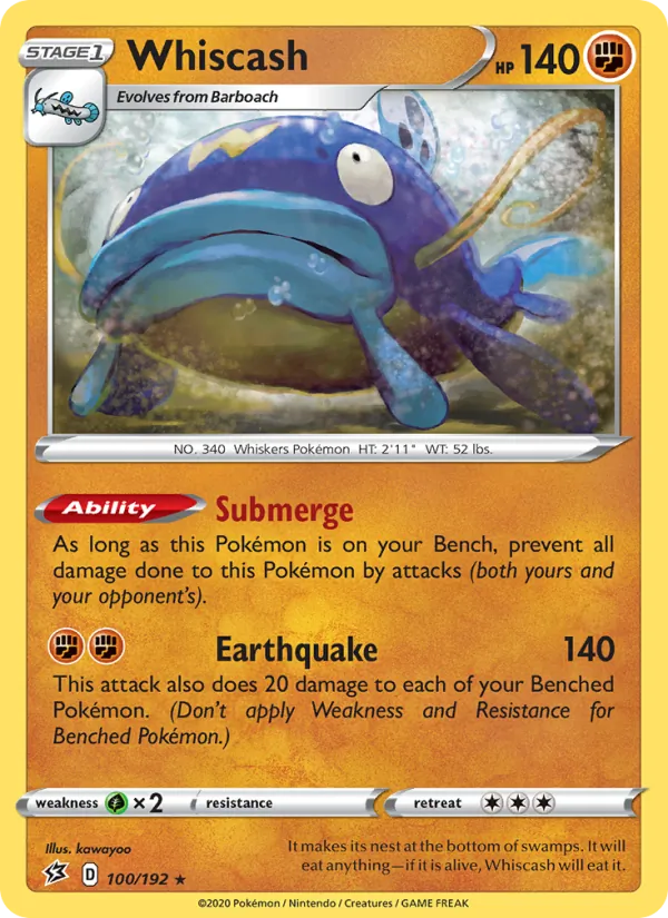 Whiscash (Rebel Clash #100/192)