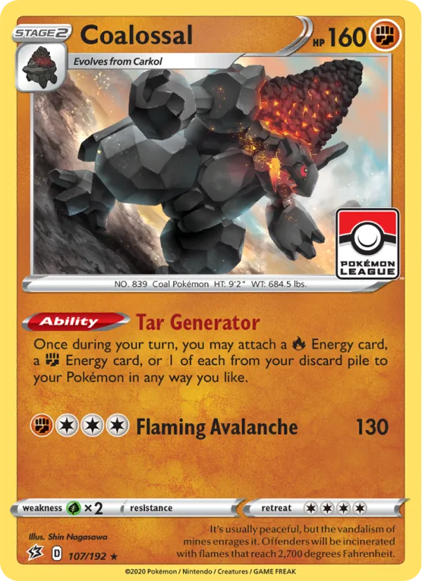Coalossal (Rebel Clash #107/192)