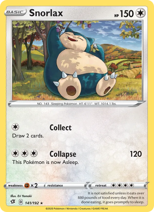 Snorlax (Rebel Clash #141/192)