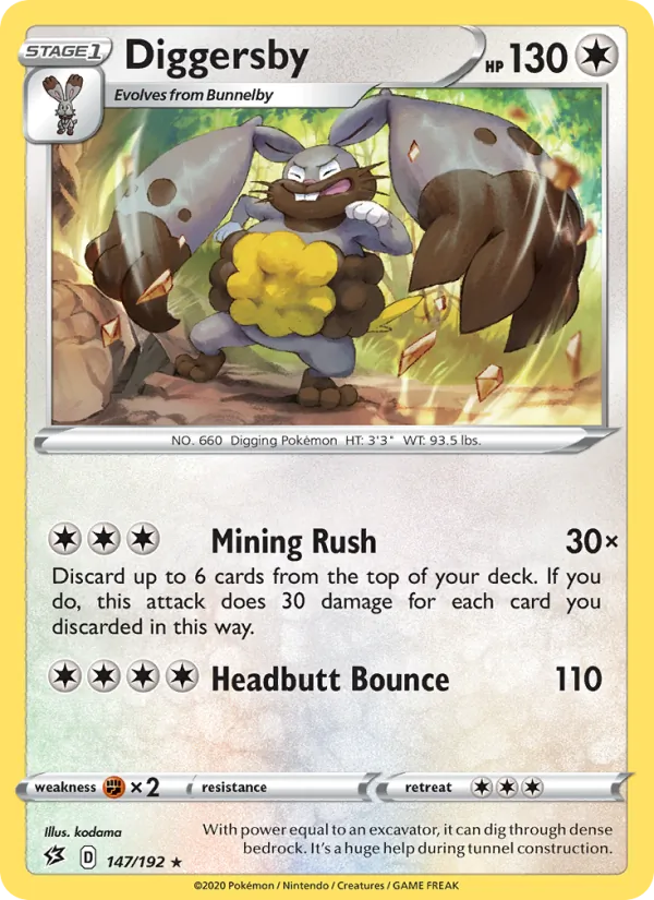 Diggersby (Rebel Clash #147/192)