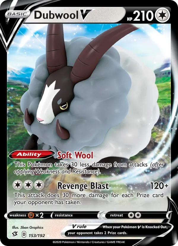Dubwool V (Rebel Clash #153/192)