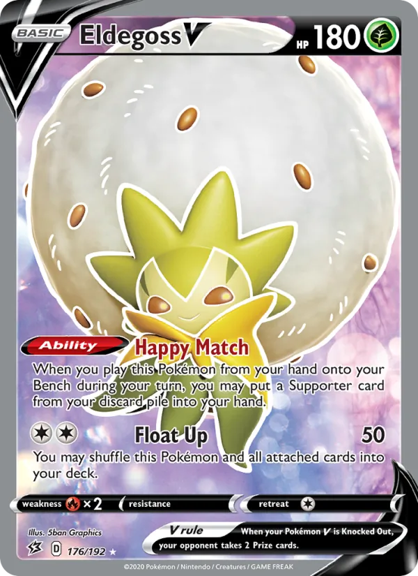 Eldegoss V (Rebel Clash #176/192)