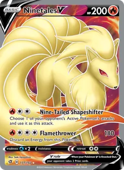 Ninetales V (Rebel Clash #177/192)