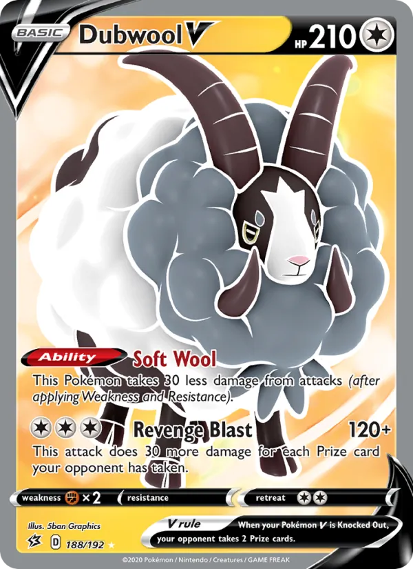 Dubwool V (Rebel Clash #188/192)