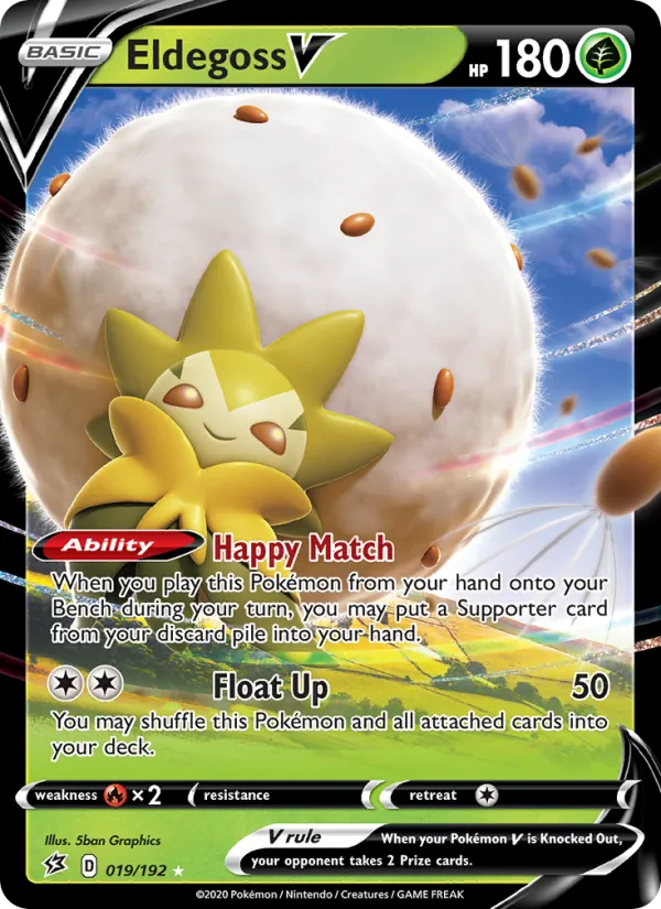 Eldegoss V (Rebel Clash #19/192)