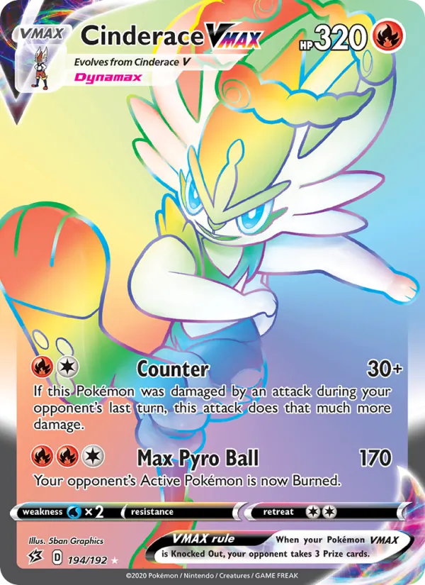 Cinderace VMAX (Rebel Clash #194/192)