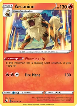 Arcanine (Rebel Clash #28/192)