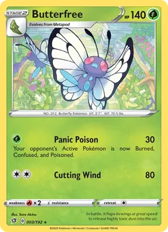 Butterfree (Rebel Clash #3/192)
