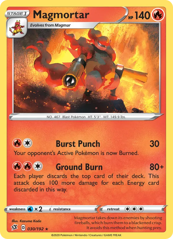 Magmortar (Rebel Clash #30/192)