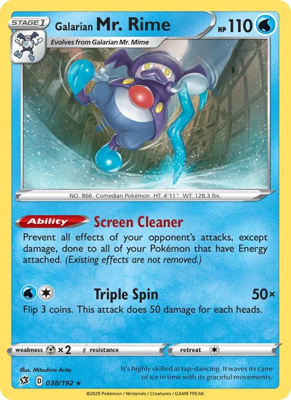 Galarian Mr. Rime (Rebel Clash #38/192)