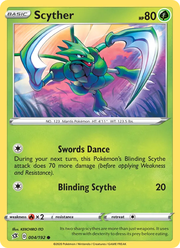 Scyther (Rebel Clash #4/192)