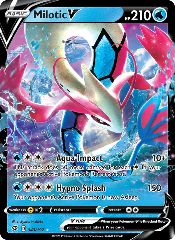 Milotic V (Rebel Clash #43/192)