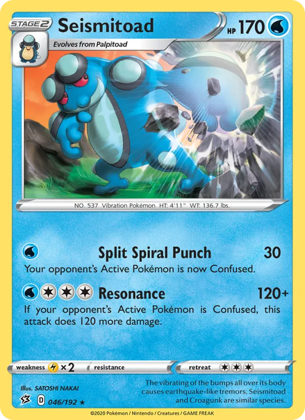 Seismitoad (Rebel Clash #46/192)