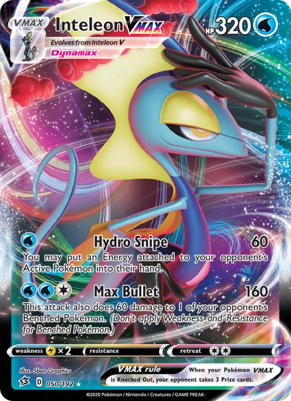 Inteleon VMAX (Rebel Clash #50/192)