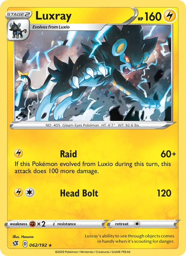 Luxray (Rebel Clash #62/192)