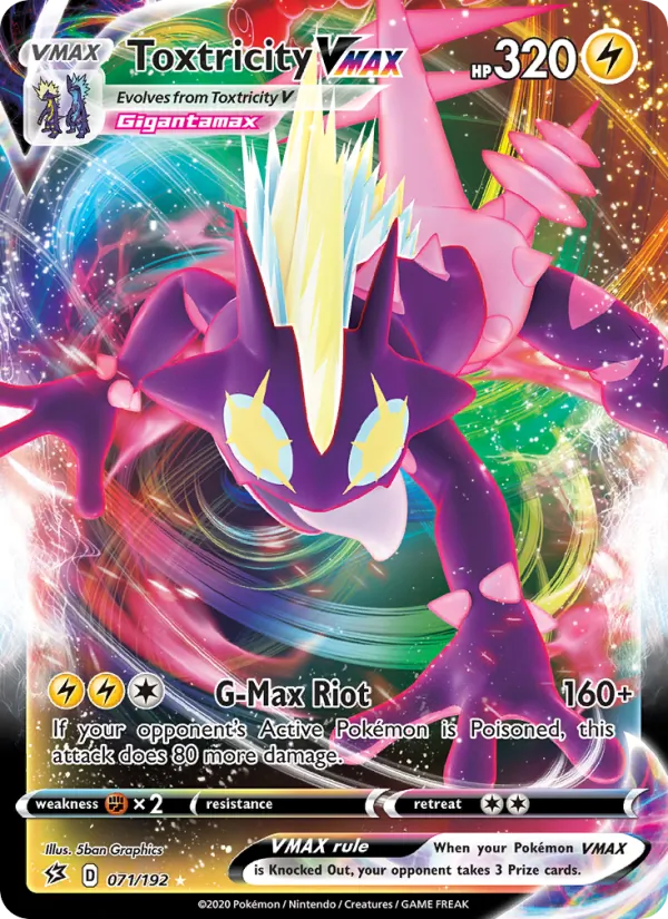 Toxtricity VMAX (Rebel Clash #71/192)