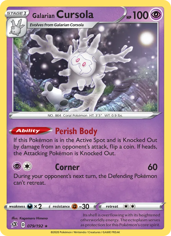 Galarian Cursola (Rebel Clash #79/192)