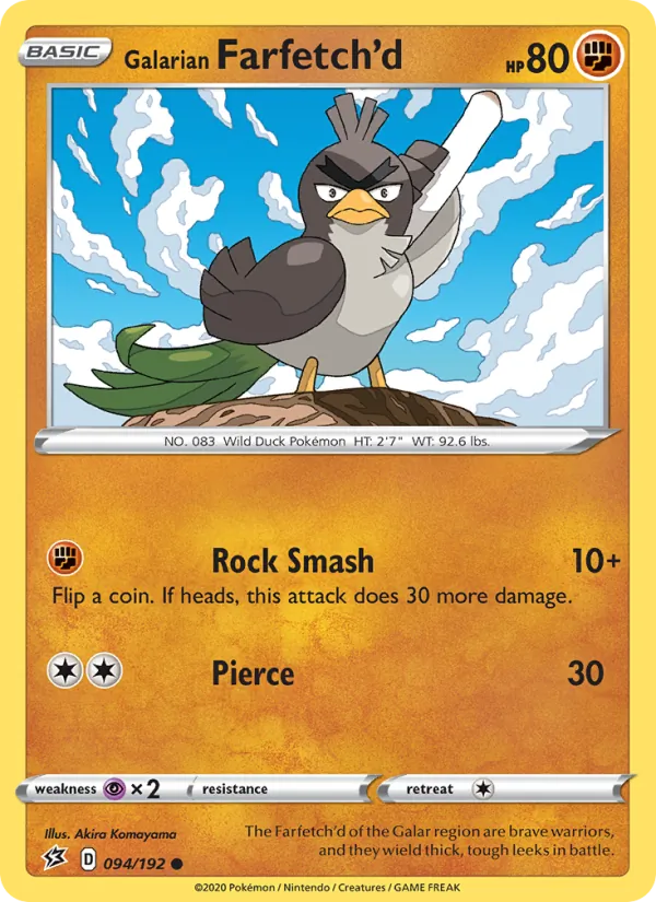 Galarian Farfetch'd (Rebel Clash #94/192)