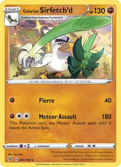 Galarian Sirfetch'd (Rebel Clash #95/192)