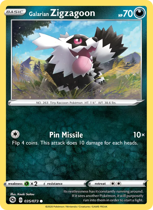 Galarian Zigzagoon (Champion's Path #35/73)