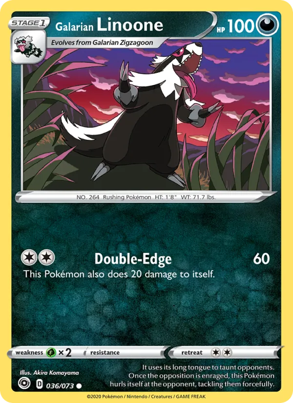 Galarian Linoone (Champion's Path #36/73)