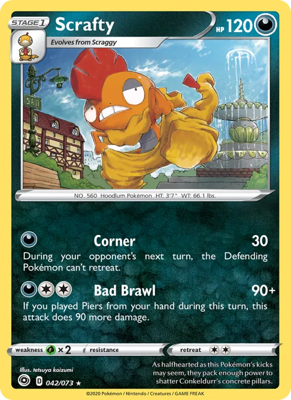 Scrafty (Champion's Path #42/73)