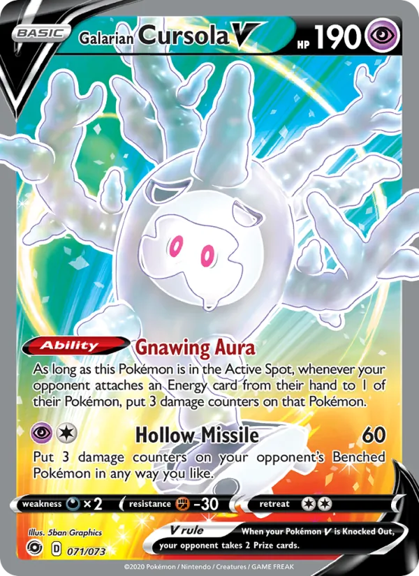 Galarian Cursola V (Champion's Path #71/73)